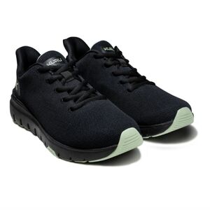 Kuru Flex Via Women’s Lace Up Sneakers: Jet Black/Desert Green Like New 10.5